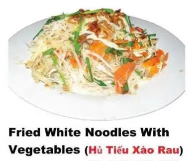 Hình ảnh Hủ tiếu xào rau
