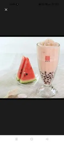 Hình ảnh Trà sữa dưa hấu