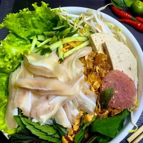 Hình ảnh Bún mắm nêm tai heo