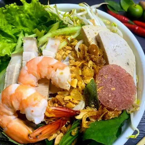 Hình ảnh Bún mắm nêm tôm thịt