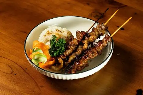 Hình ảnh Xiên heo BBQ