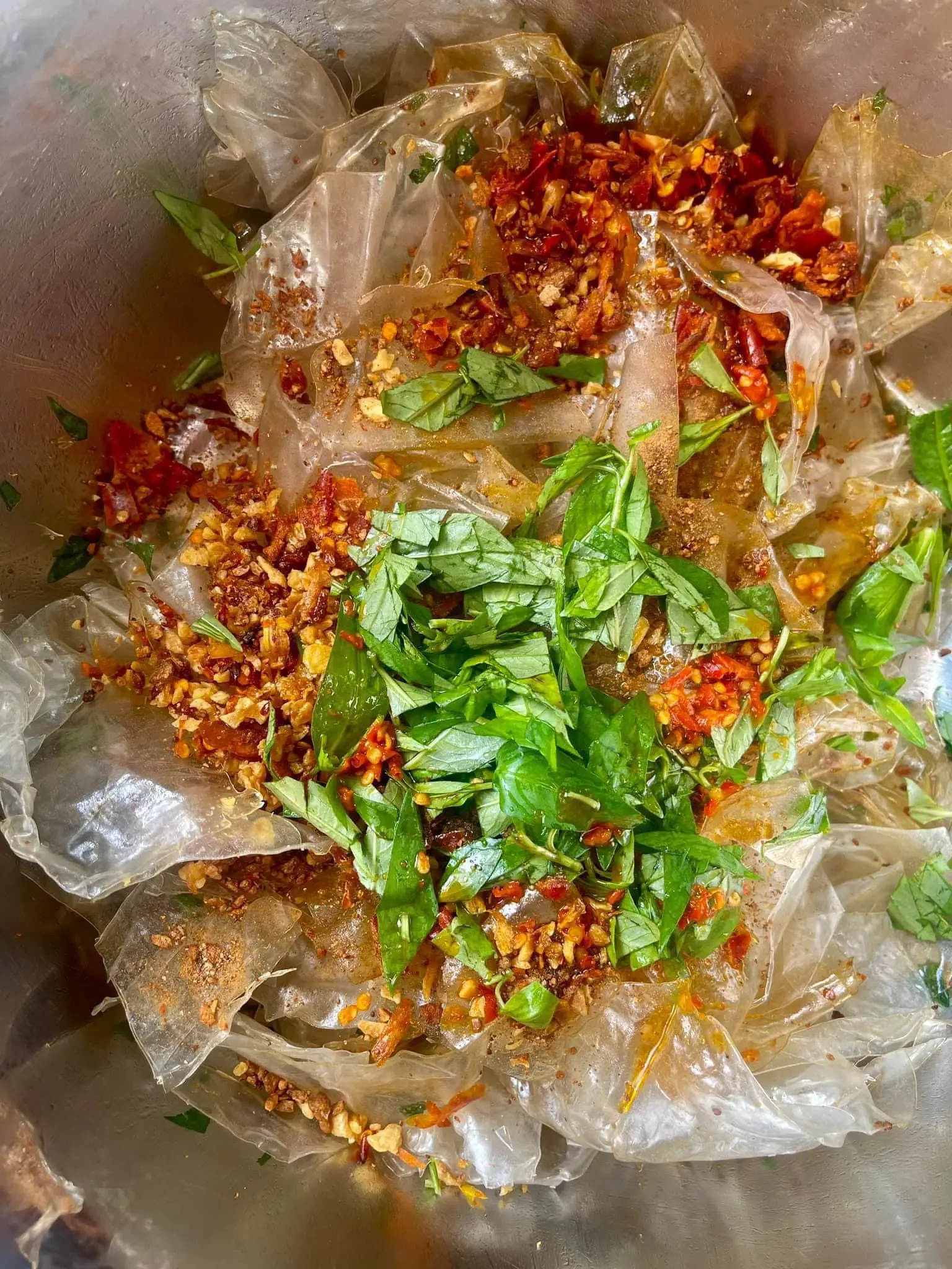 Hình ảnh Bánh tráng trộn muối ớt
