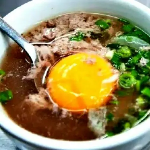 Hình ảnh Súp tái trứng