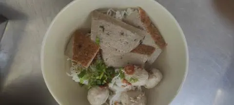 Hình ảnh Hủ Tiếu Mọc + Chả cá