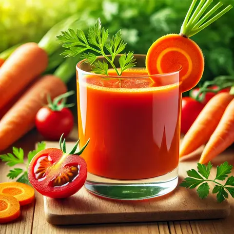 Hình ảnh Nước ép mix cà rốt - cà chua