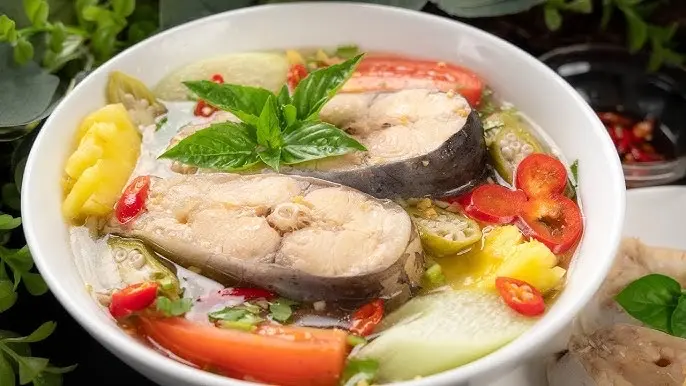 Hình ảnh Cơm Canh Chua Cá