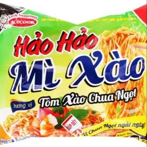 Hình ảnh Xào khô Hảo Hảo + Trứng ốp la