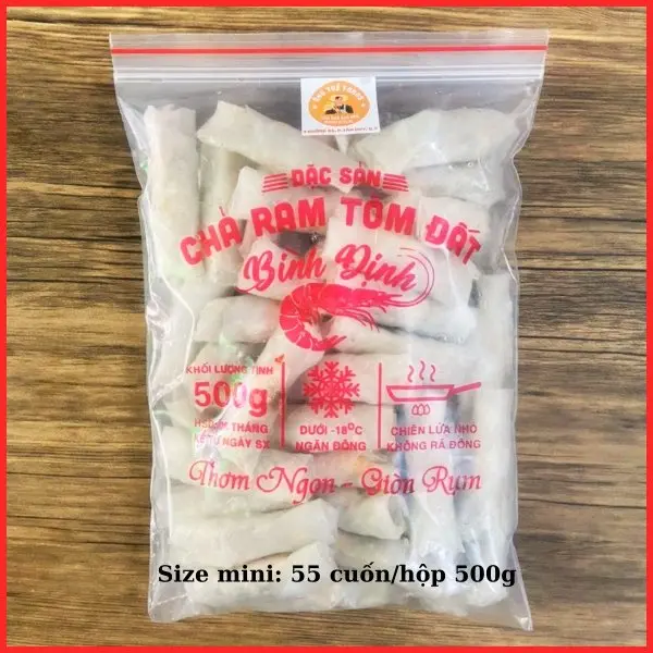 Hình ảnh Chả Ram Tôm Đất Chính Gốc (Chưa Chiên) - Size Mini