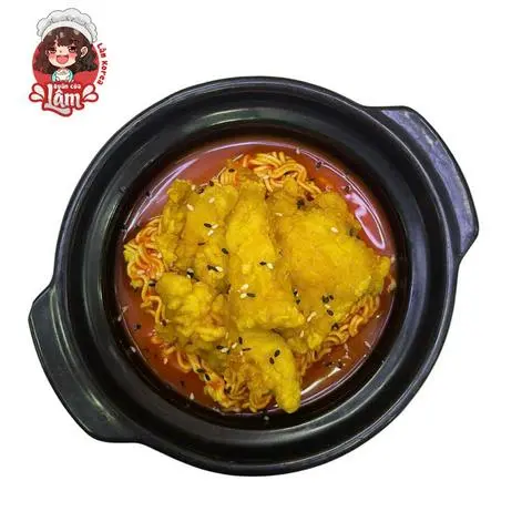 Hình ảnh Mì gói trộn gà xốt Hàn Quốc 