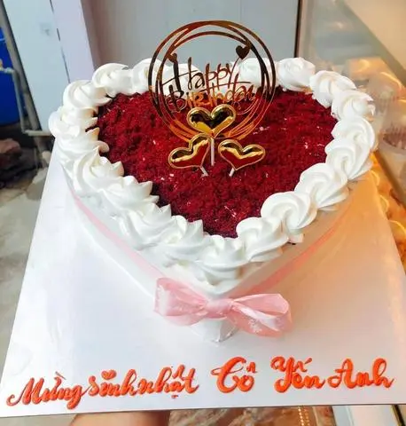 Hình ảnh bánh kem trái tim