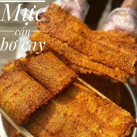 Hình ảnh Mực Cán Bơ Cay - 300g