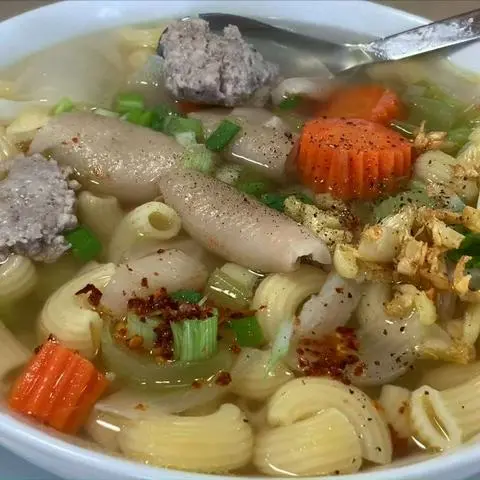 Hình ảnh Nui thập cẩm có xương