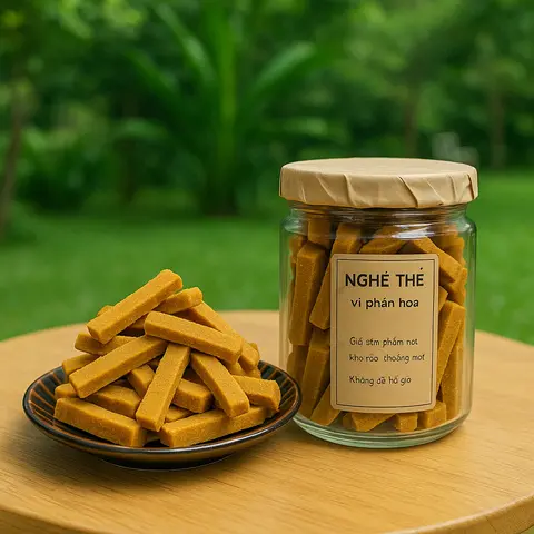 Hình ảnh Nghệ Thẻ Vị Mật Ong Hũ 300g