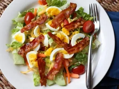 Hình ảnh Salad bacons egg