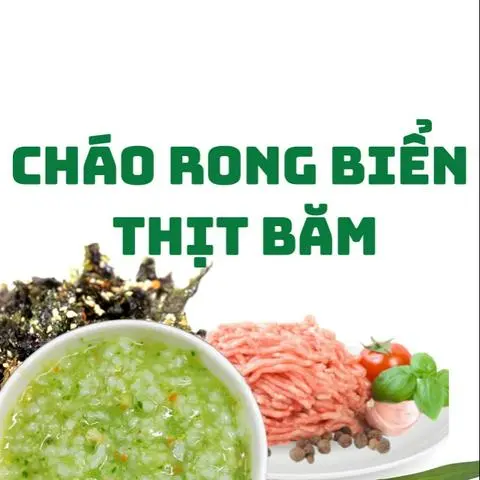 Hình ảnh Cháo rong biển thịt băm 