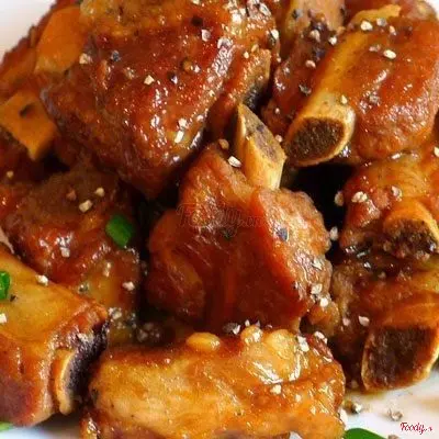 Hình ảnh Cơm sườn rim Quảng Ngãi - canh khổ qua