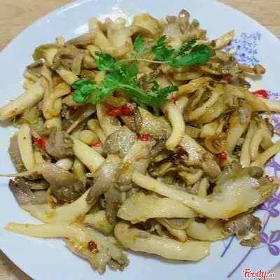 Hình ảnh Nấm Bào Ngư Xào Sả Ớt