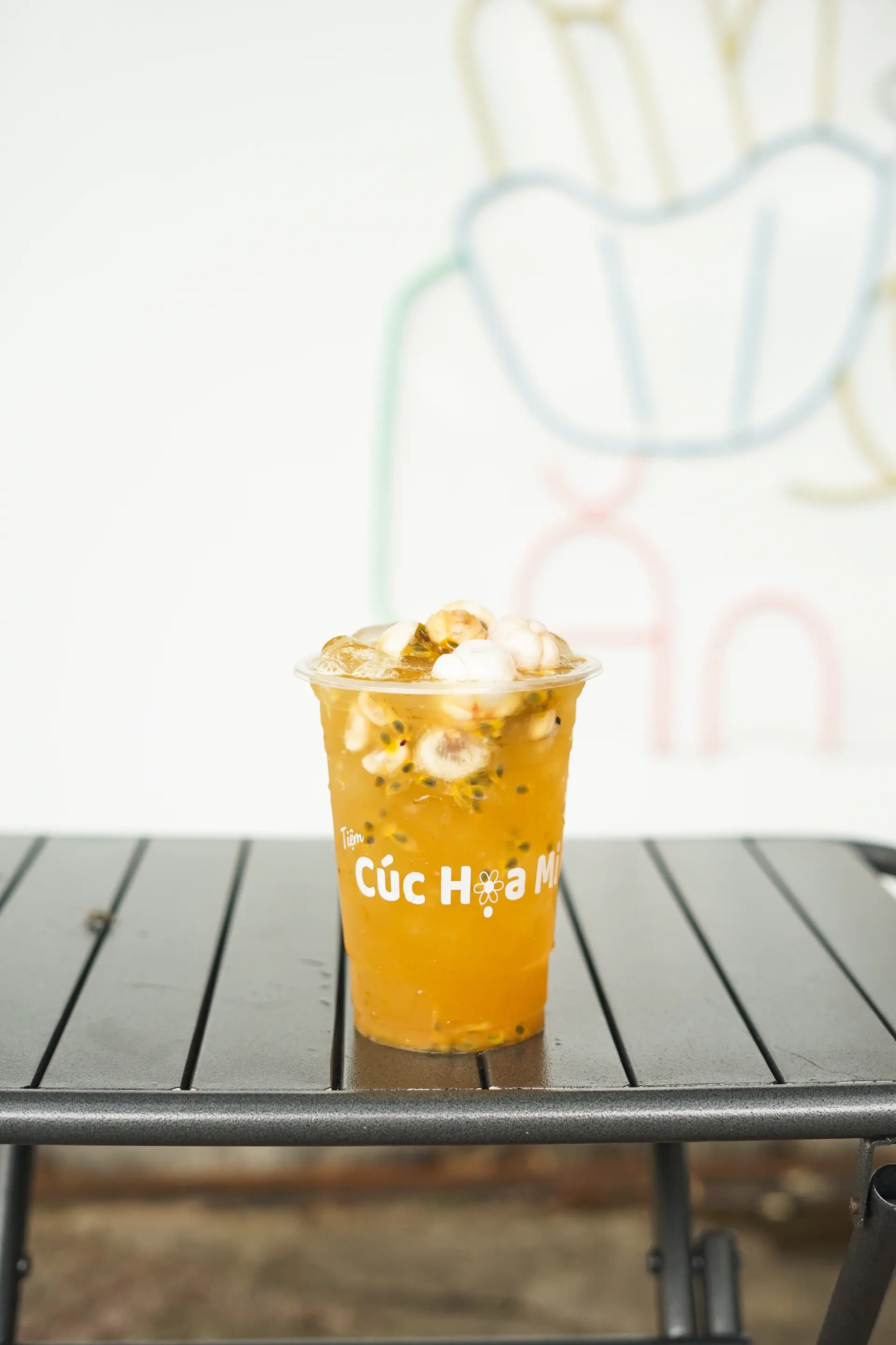 Hình ảnh Trà Măng Cụt Chanh Dây ly lớn size L (1L)