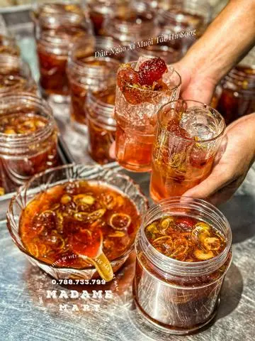 Hình ảnh Trà dâu tắc xí muội