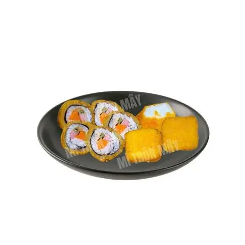 Hình ảnh Combo 8 (1 kimbap + 3 bánh sữa Korea 