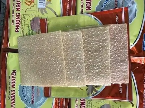 Hình ảnh bánh tráng gạo mè bình định giòn rum  5 gói  