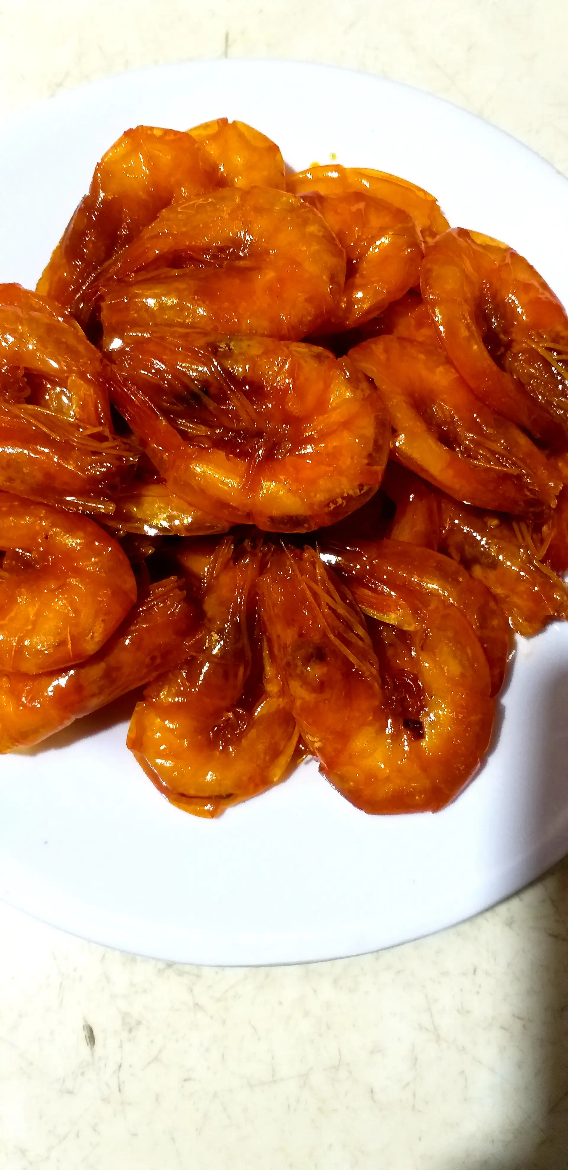 Hình ảnh cơm tôm rim mặn +canh