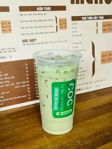 Hình ảnh Trà sữa Thái xanh