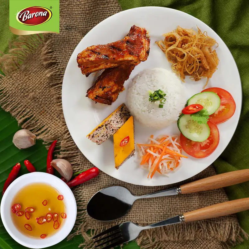 Hình ảnh cơm-sườn cọng- chả