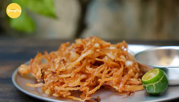 Hình ảnh mực chiên mắm 