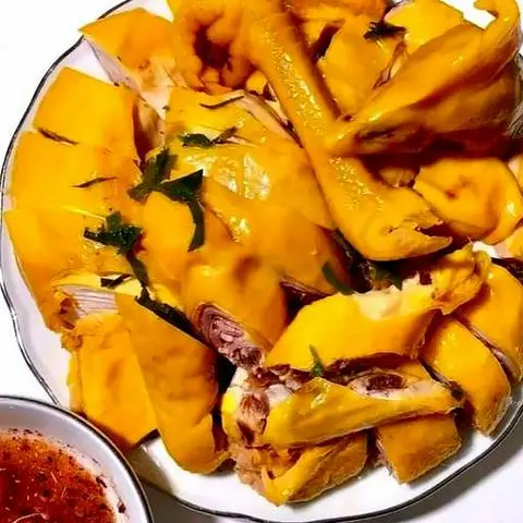 Hình ảnh Gà ủ muối hoa tiêu nguyên con chặt sẵn