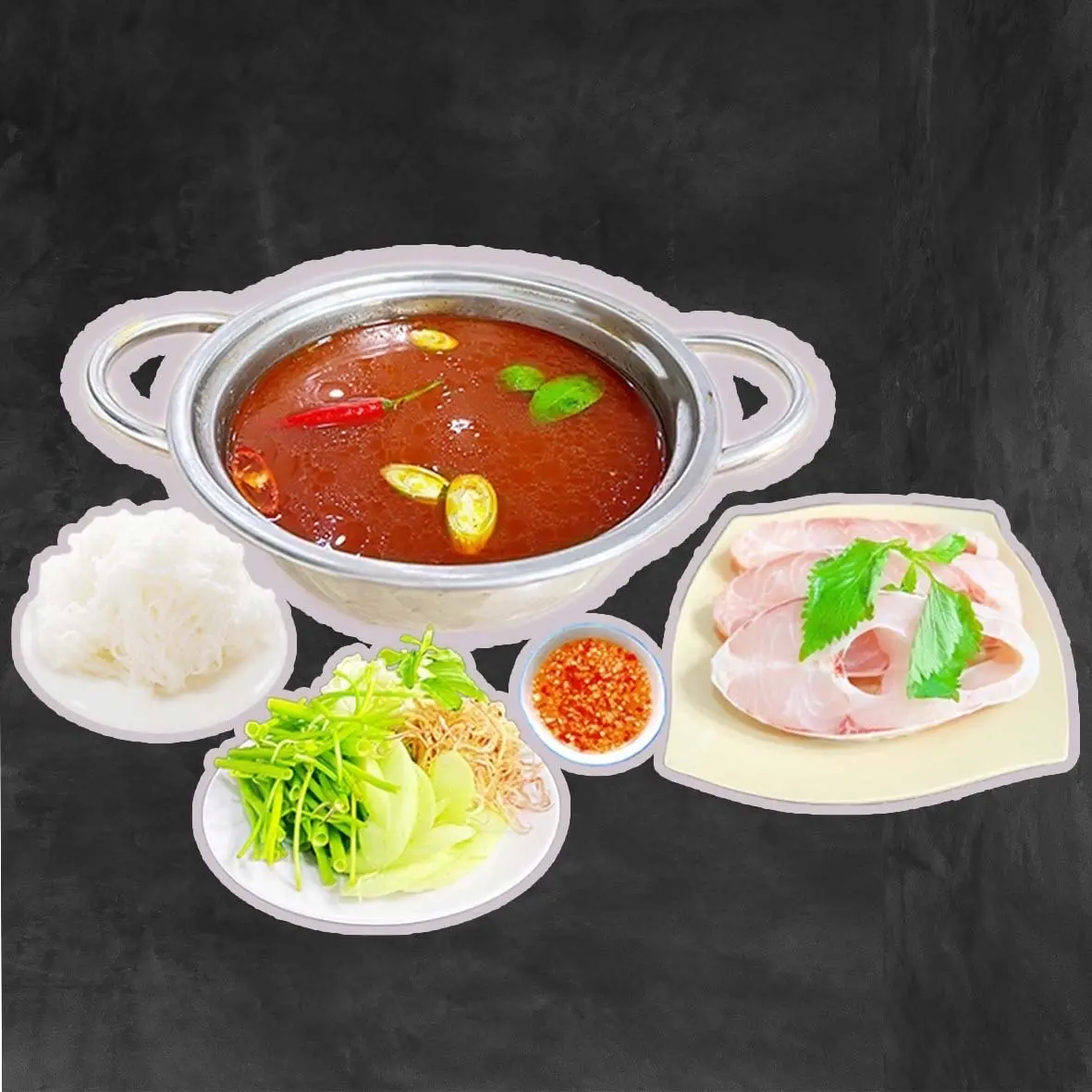Hình ảnh Lẩu cá điêu hồng ( tặng trà tắc)