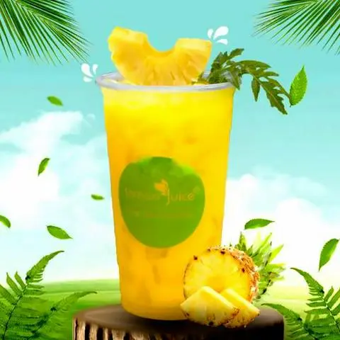 Hình ảnh  Nước ép thơm - pineapple juice - J01