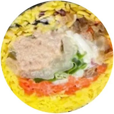 Hình ảnh Kimbap trứng cá ngừ (cay ít)-참치 계란 김밥 (약간 매움)