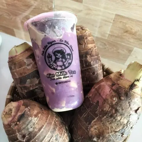 Hình ảnh Trà sữa khoai môn size M