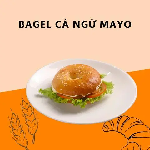 Hình ảnh Bagel cá ngừ mayo