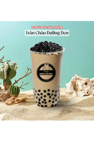 Hình ảnh Trà Sữa Truyền Thống Trân Châu Đường Đen (L)