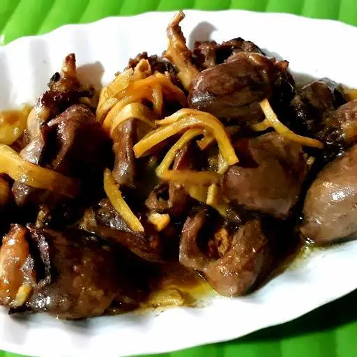 Hình ảnh Cơm lòng gà kho gừng