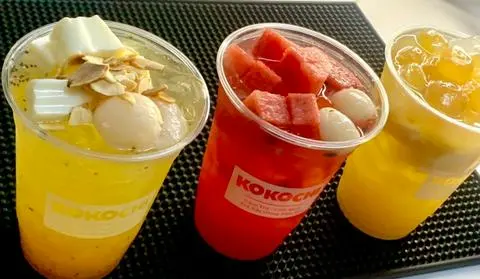 Hình ảnh Lục Trà Dưa hấu Vải 