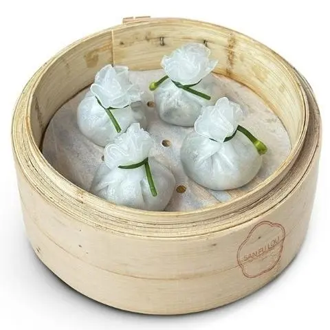 Hình ảnh Há Cảo Thịt Vịt Gói Kiểu Trái Lựu (4 viên)