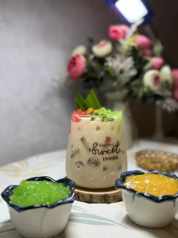 Hình ảnh Trà sữa Olong full topping