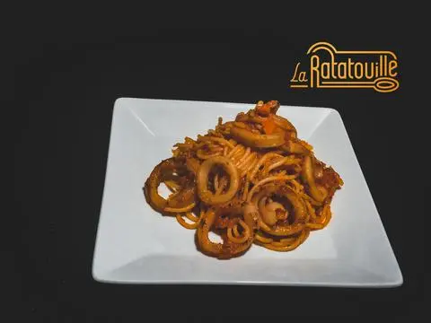 Hình ảnh Mì Ý Mực Xốt Ratatouille