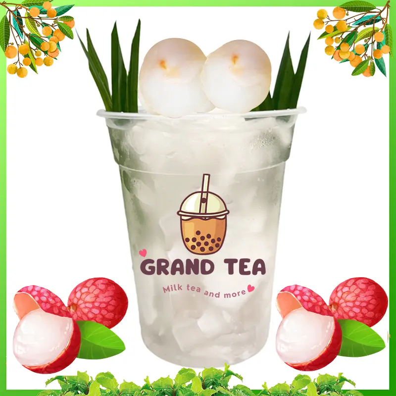 Hình ảnh Nước dừa vải thiều/Coconut Water With Lychee