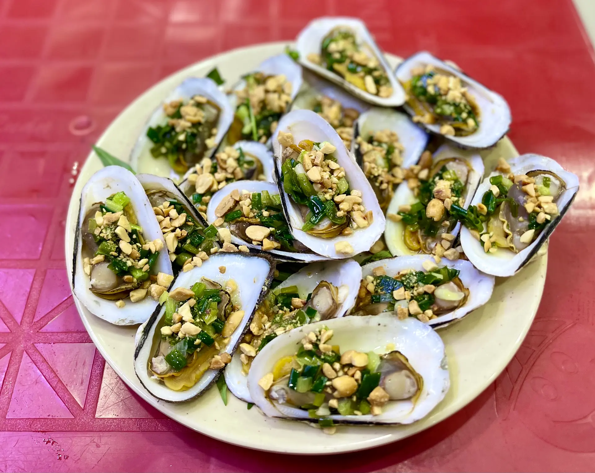 Hình ảnh Sò dẹo nướng mỡ hành