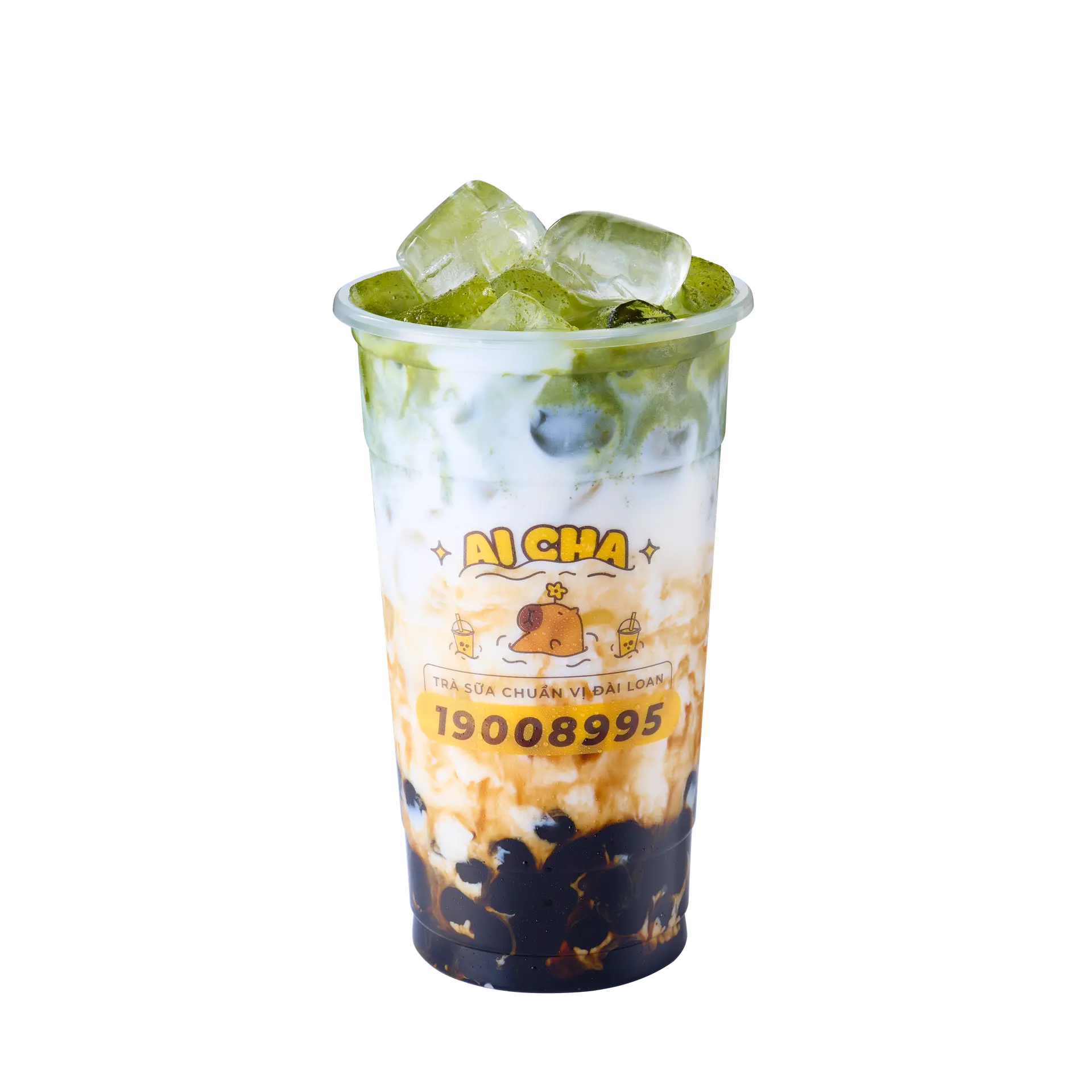 Hình ảnh Sữa Tươi Matcha Trân Châu Đường Đen [MUST TRY]