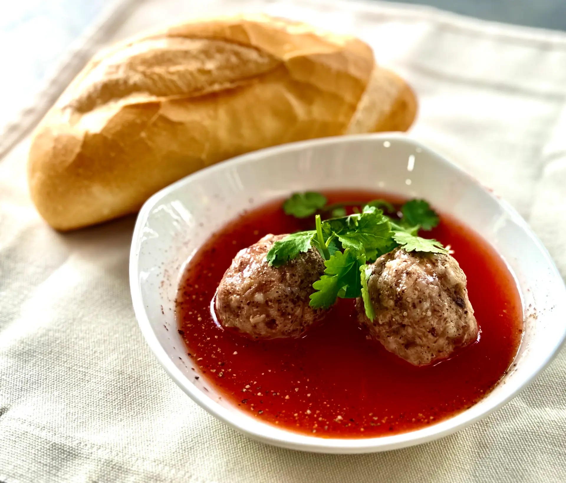 Hình ảnh Bánh mì xíu mại