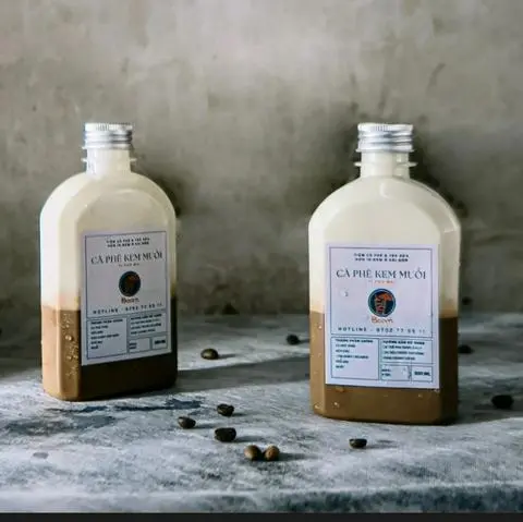 Hình ảnh Cà Phê Kem Muối Boom (Chai 330ml)