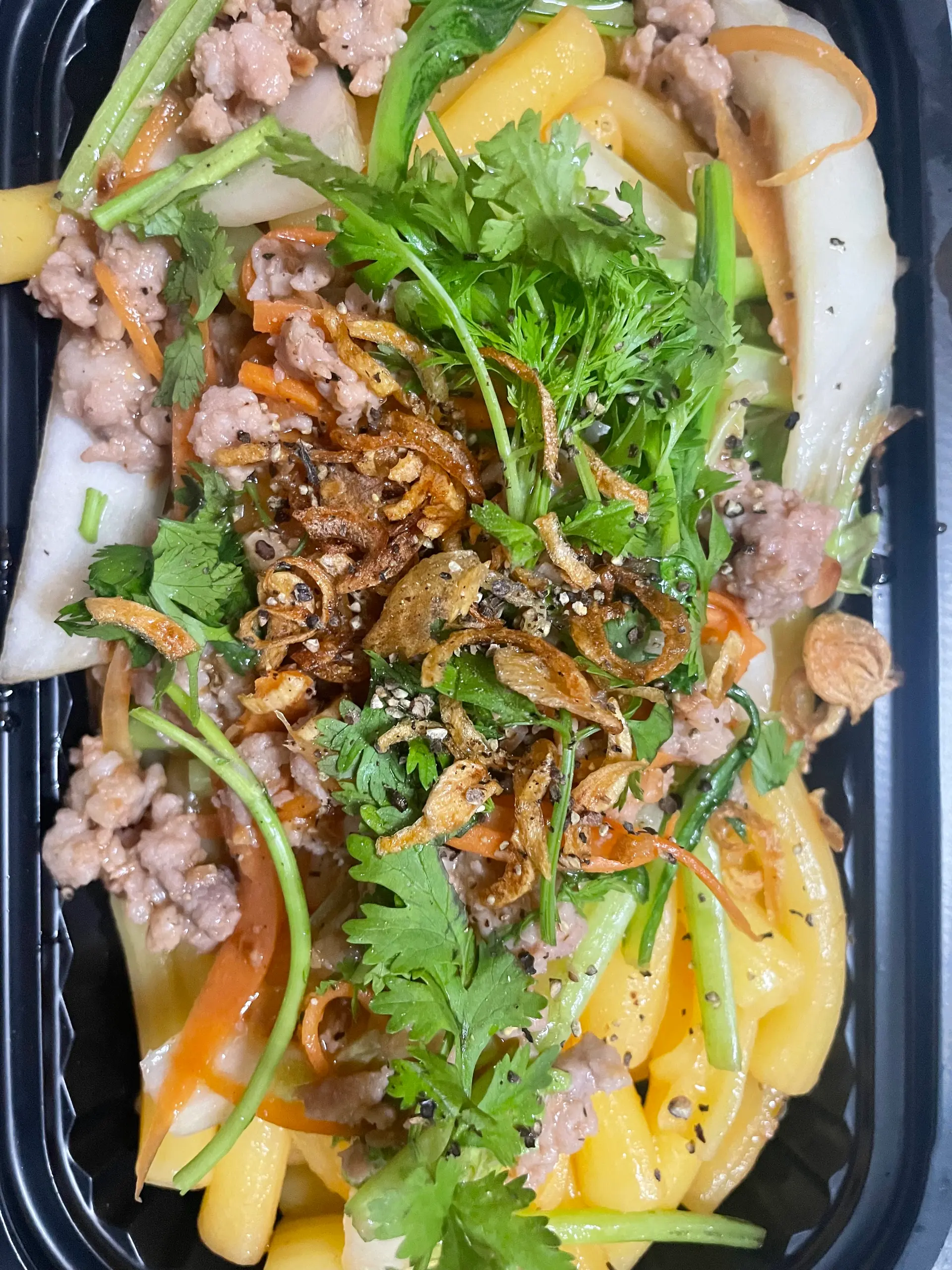 Hình ảnh nui xào thịt bầm