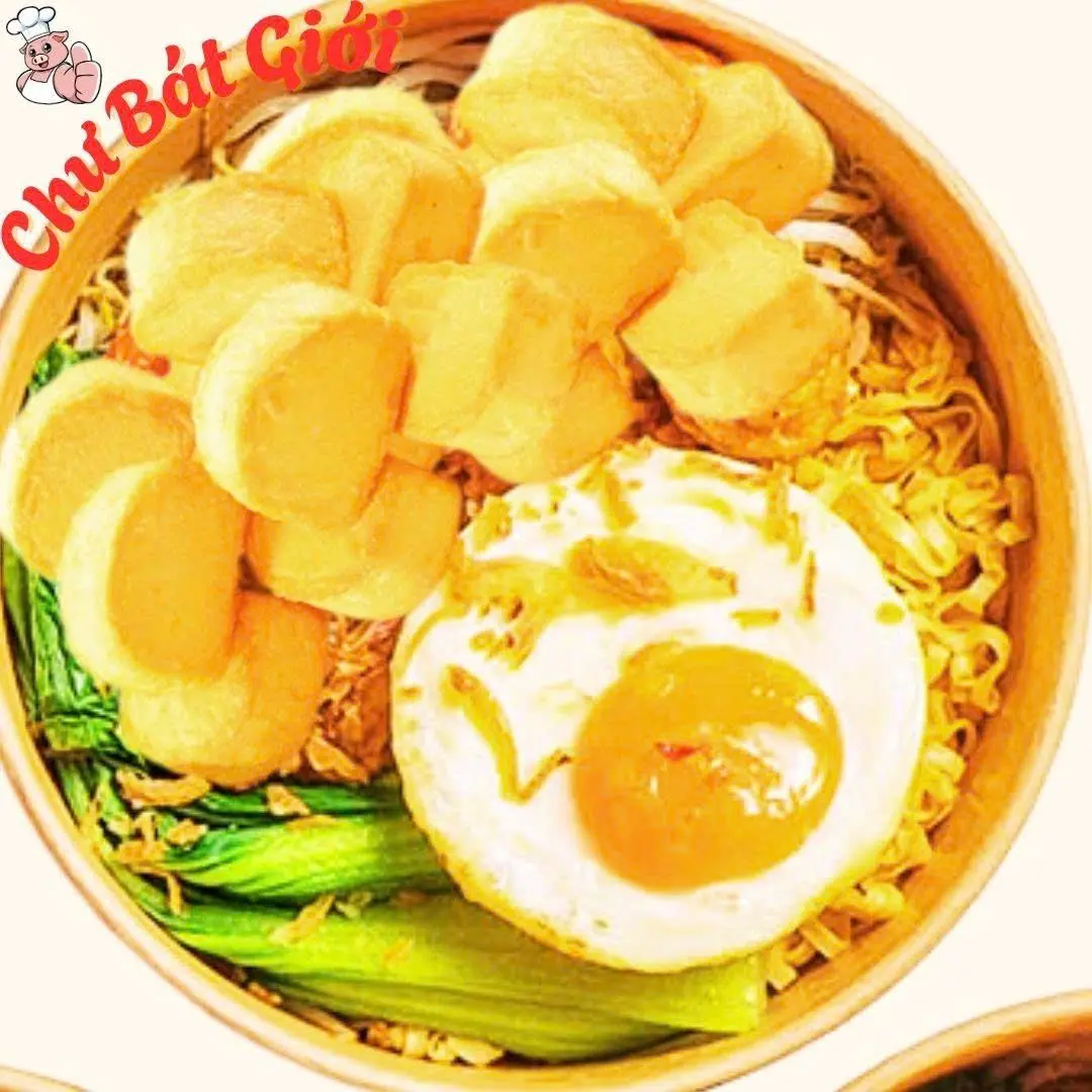 Hình ảnh Mì Trộn Đậu Hủ Cá Phô Mai + Trứng