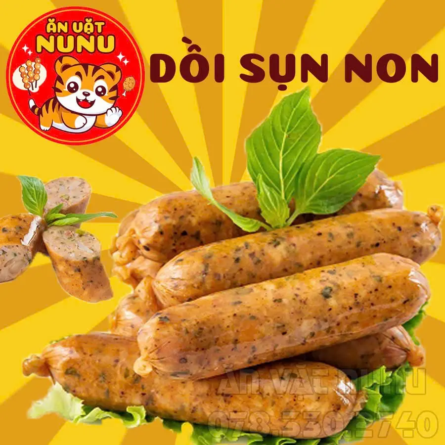 Hình ảnh Dồi Non Chiên