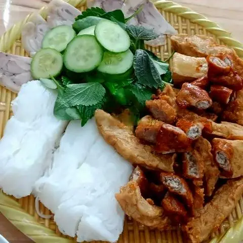 Hình ảnh Bún đậu - thịt - chả - lòng - nem chua rán